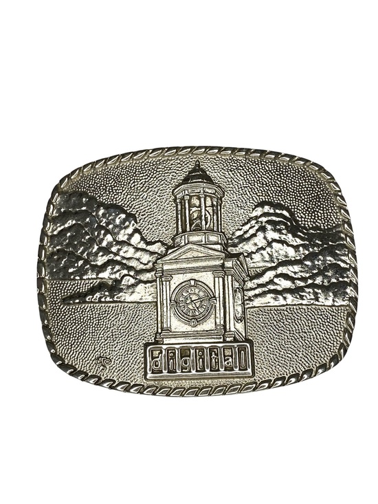 O.C. Tanner Vintage 80s Digital Equipment Corporation Clock Tower Belt Buckle